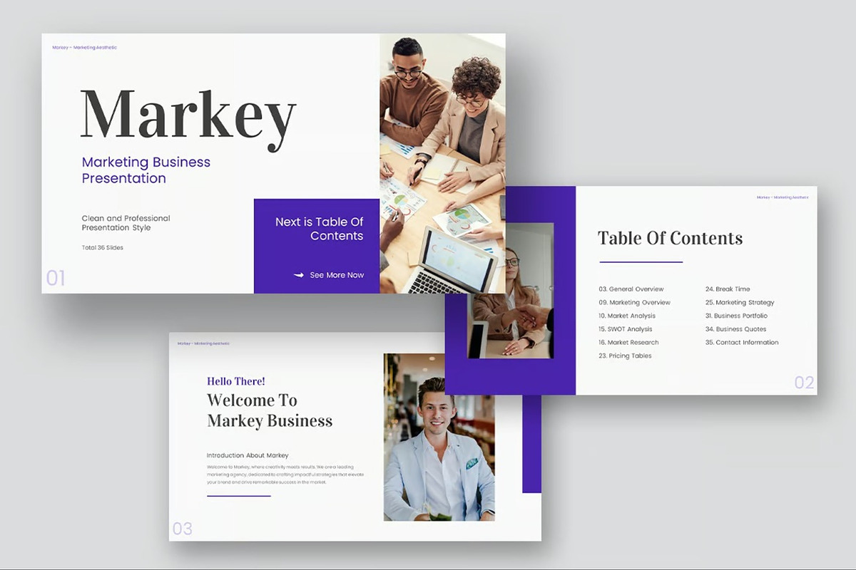Marketing Business Powerpoint, a Presentation Template by Fit-tee (Photo 10 of 11)