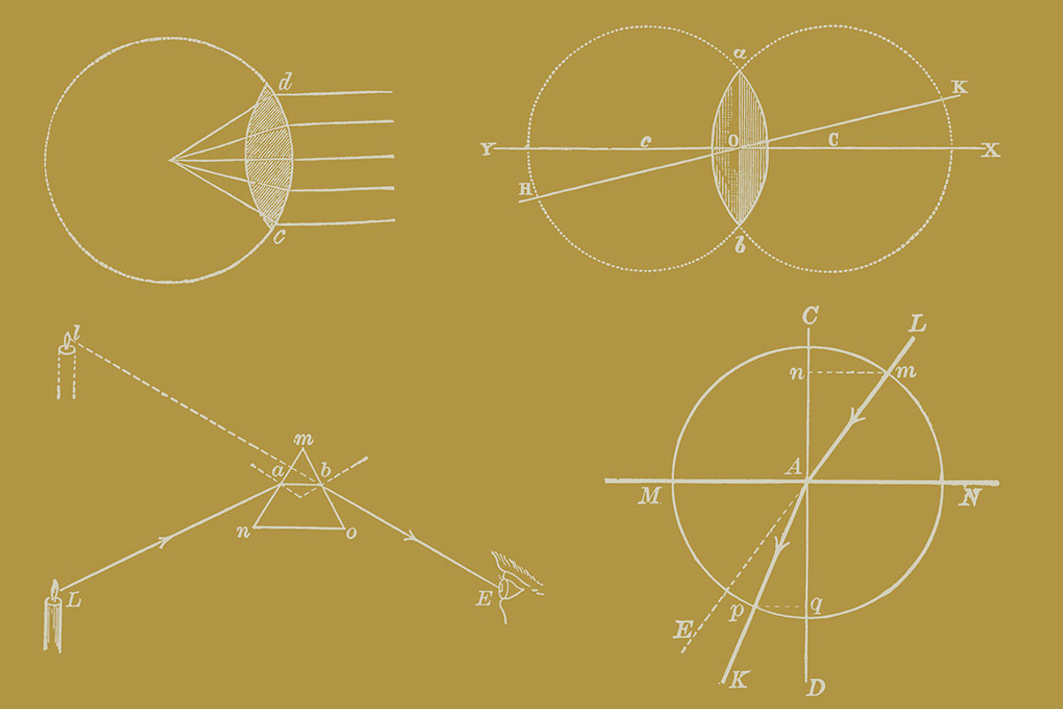 Vintage Optical Diagrams, an Illustration by The Rusty Press (Photo 3 of 4)