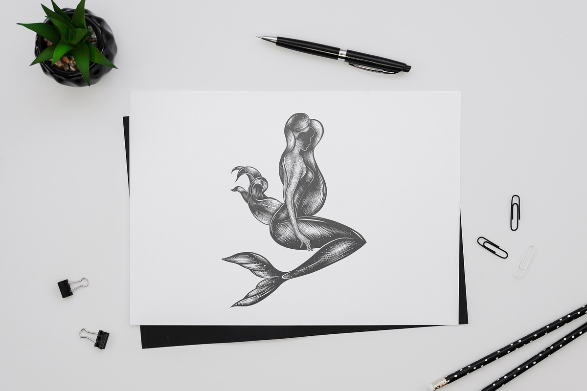 Ocean life hand drawn sketches, an Animal Illustration by Akimo Mia (Photo 7 of 7)