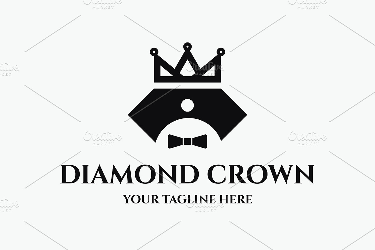 Diamond Crown Jeweler Logo, a Branding & Logo Template by Creattlle (Photo 2 of 3)