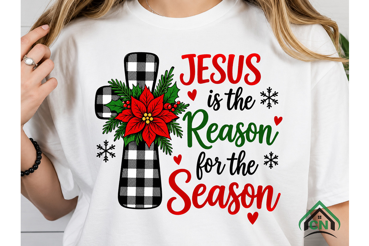 Jesus Is the Reason for the Season, a Seasonal Illustration by Craft Nest (Photo 4 of 6)