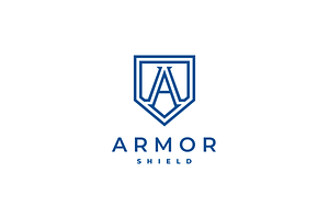 Armor Letter A Shield Logo, a Branding & Logo Template by yopie