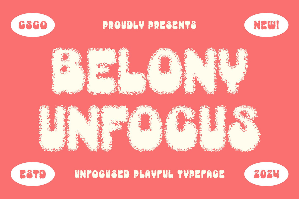 Belony Unfocus, a Sans Serif Font by Craft Supply Co. (Photo 1 of 8)