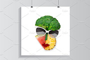 Tasty art featuring fruits, face, and sunglasses, a Food & Drink Photo by © Fisher Photostudio (Thumbnail 5 of 13)