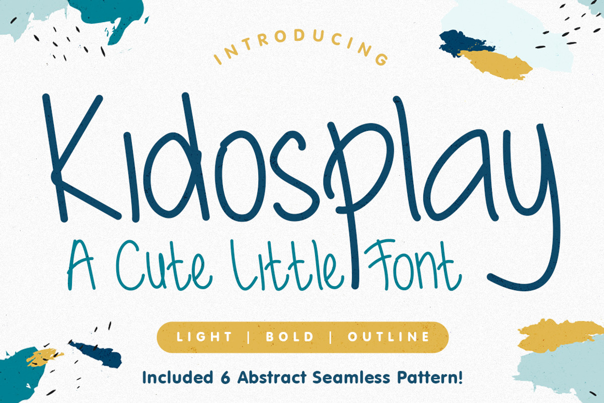 Kidosplay Font + Bonus