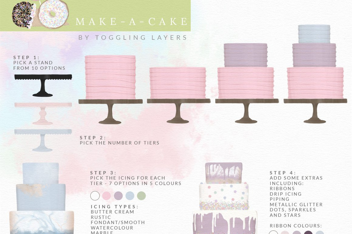 The Stunning Kids Cake Creator, an Object Graphic by Pretty Little Lines (Photo 2 of 2)