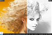 Black & White Photo Painting Effect preview 6