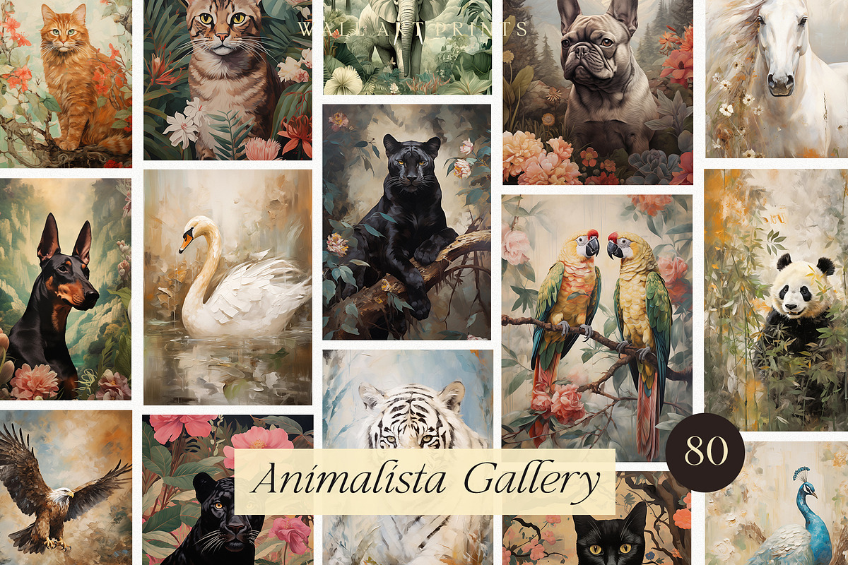 ANIMALS PRINTS GALLERY, an Animal Illustration by Madiwaso (Photo 1 of 9)