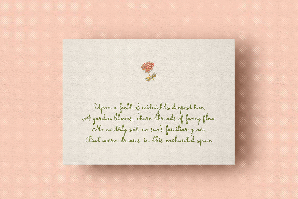 La Belle Chia Handwritten Script, a Handwritten Font by Perplexitics (Photo 6 of 10)