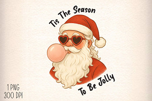 Christmas Sublimation PNG Tis The, an Illustration by Daily.Designs