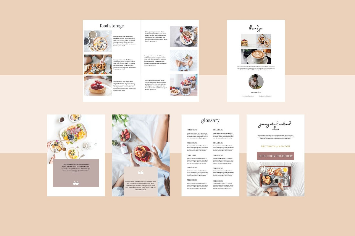 Recipe book Template Canva, a Magazine Template by Deepa Template Studio (Photo 13 of 13)