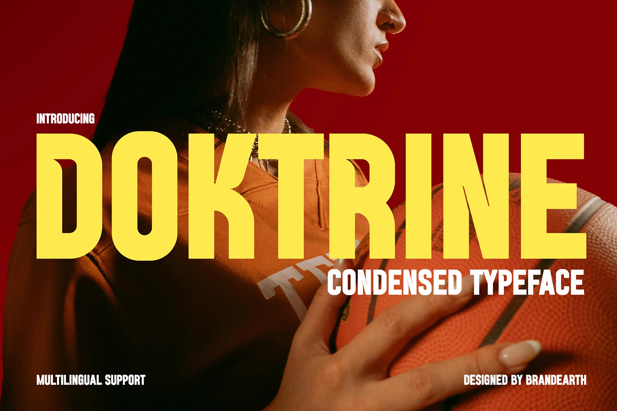 Doktrine - Bold Condensed Sans Serif, a Sans Serif Font by Brand Earth (Photo 1 of 8)