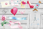 Bonjour, Paris! watercolor set, an Illustration by DollyPotterson (Thumbnail 3 of 5)