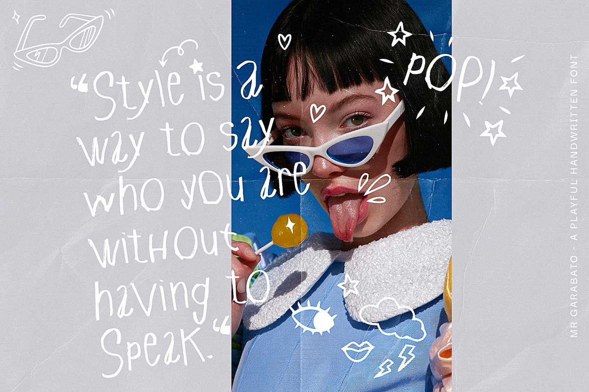 Mr Garabato – Kids Handwritten Font, a Handwritten Font by Ivan Rosenberg (Photo 3 of 10)