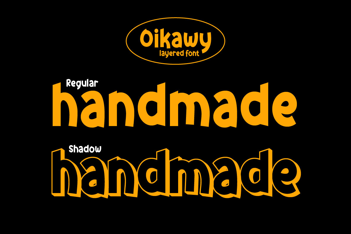 Oikawy - Playful Display Font, a Handwritten Font by twinstd (Photo 2 of 10)
