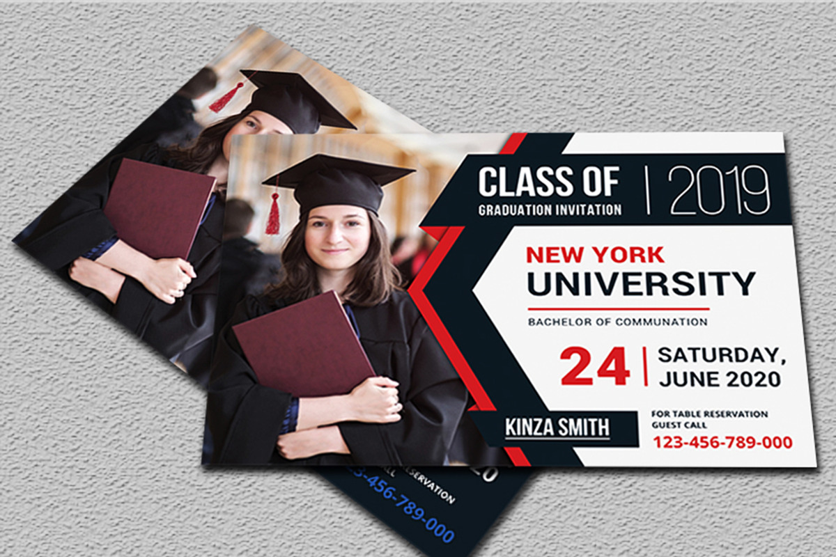 Graduation Invitation Bundle, an Invitation Template by AfzaalGraphics (Photo 5 of 19)