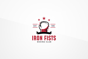 Boxing Club Logo Template