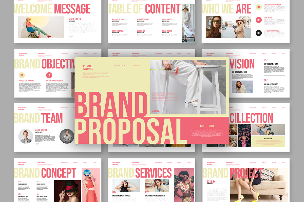 Brand Proposal  Presentation, a Presentation Template by MightyDesign (Photo 1 of 7)
