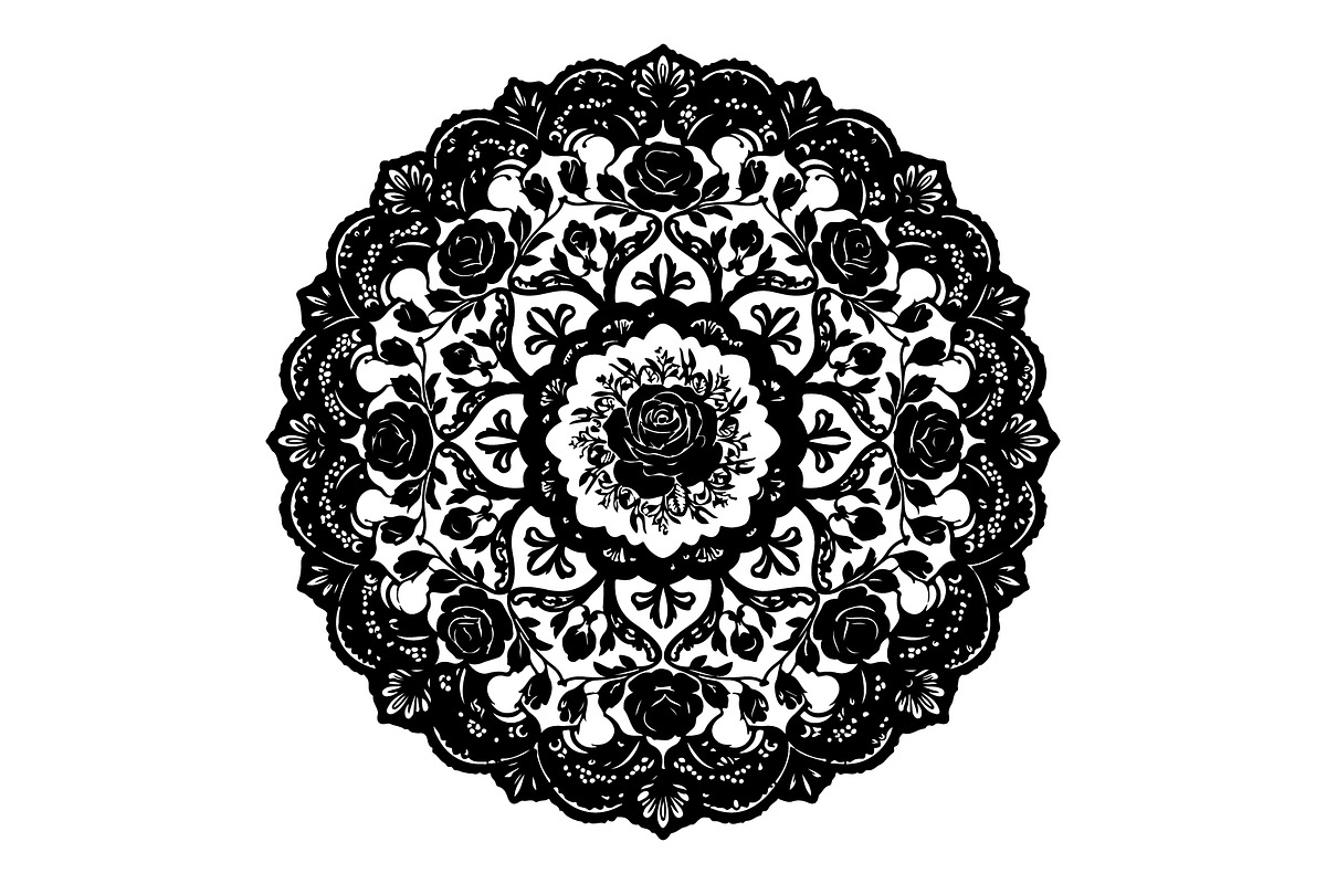 Decorative Floral Mandala, an Object Graphic by Gfx_Store (Photo 12 of 16)