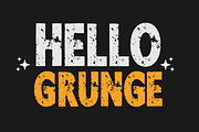 Hello Grunge - Grunge Font Types, a Font by KiddoGlyphs Studio (Thumbnail 1 of 3)
