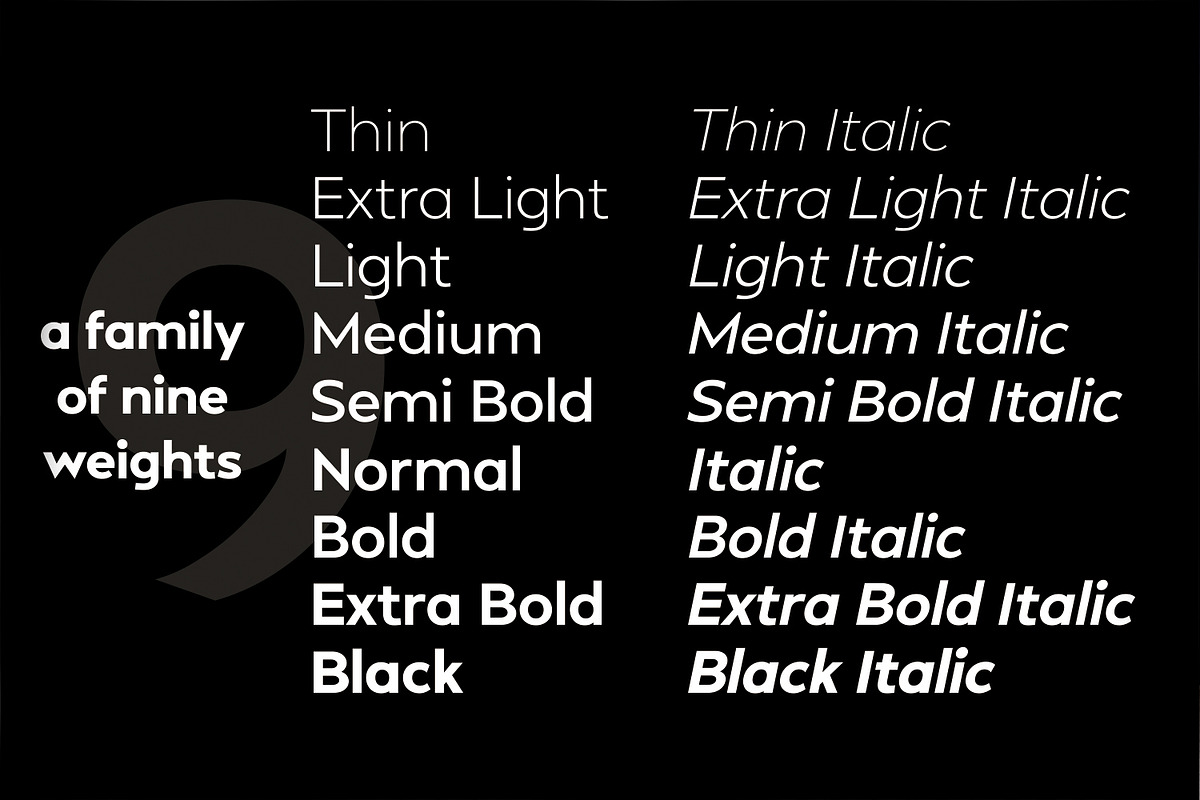 Mansfield - Geometric Sans Serif, a Sans Serif Font by Umitype (Photo 3 of 10)