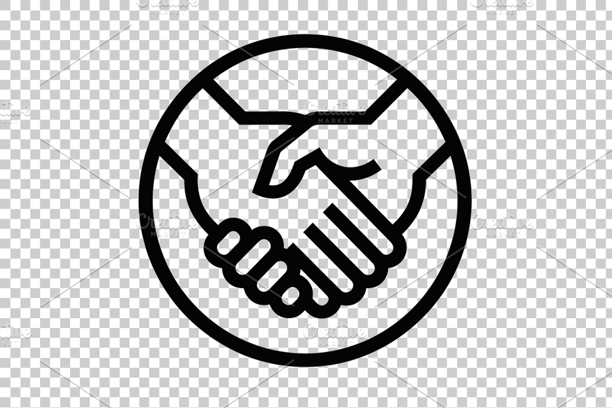 Handshake Partnership Vector Icon, an Object Graphic by Artonix (Photo 3 of 3)