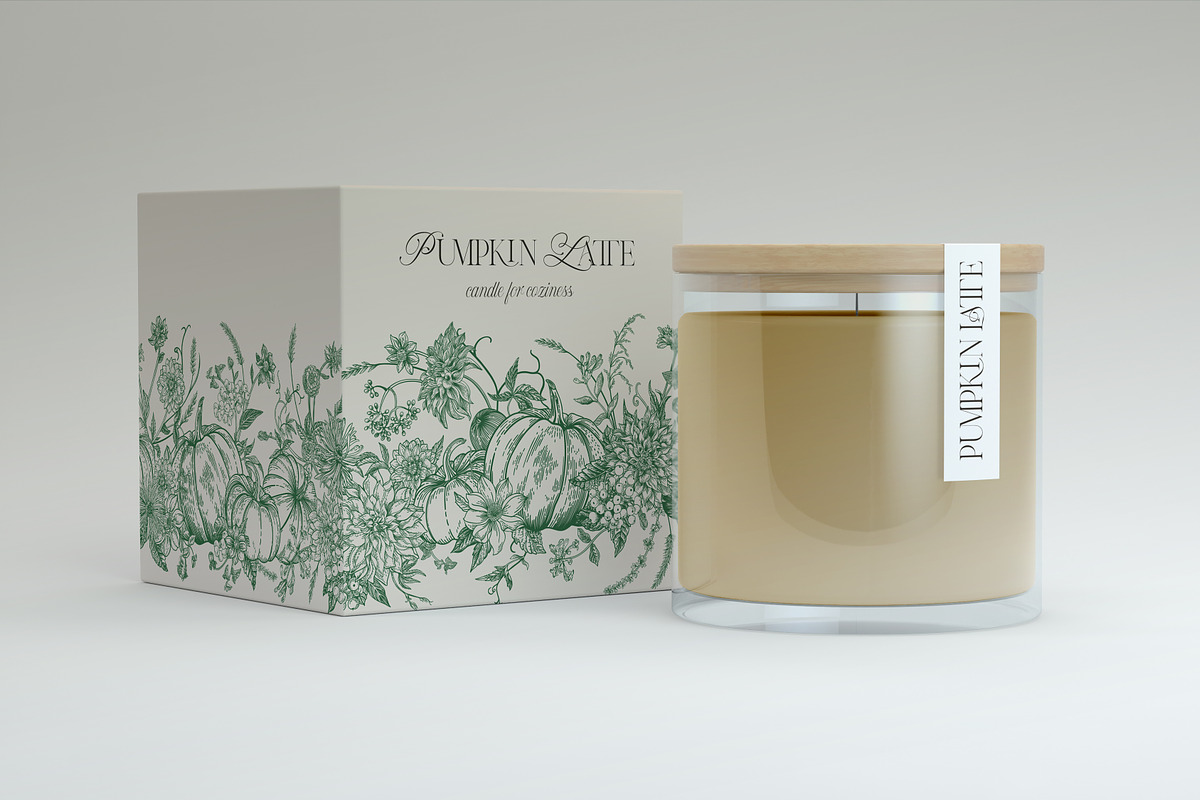French garden pattern collection, an Illustration by Lisla (Photo 10 of 11)