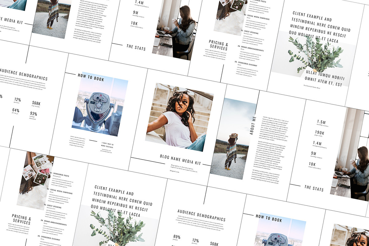 Southport Media Kit Template, a Brochure Template by Christie Evenson (Photo 5 of 7)