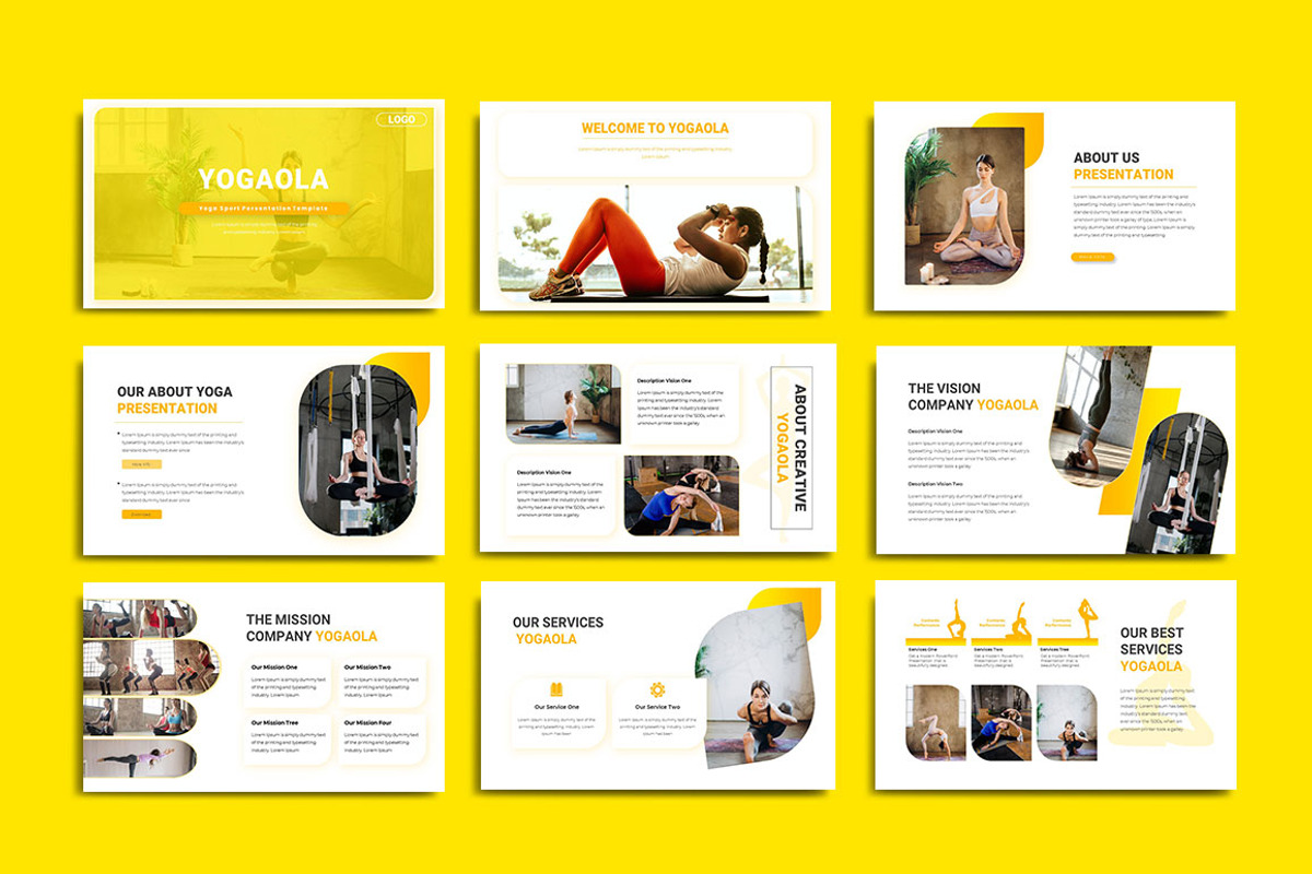 Yogaola Keynote & Google Slide, a Presentation Template by yanindesign (Photo 2 of 6)