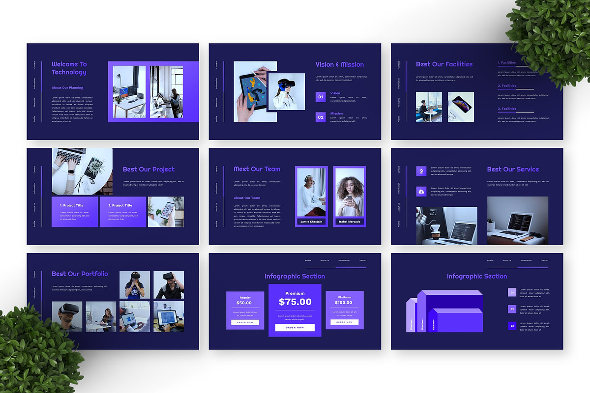 Technology - Digital Powerpoint preview 5