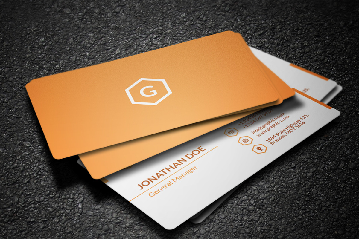 Simple Corporate Business Card 47, a Business Card Template by ND Design (Photo 5 of 7)