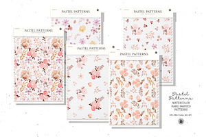 Pastel Patterns - Watercolor Set