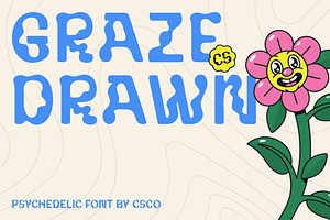 CS Graze Drawn, a Sans Serif Font by Craft Supply Co.