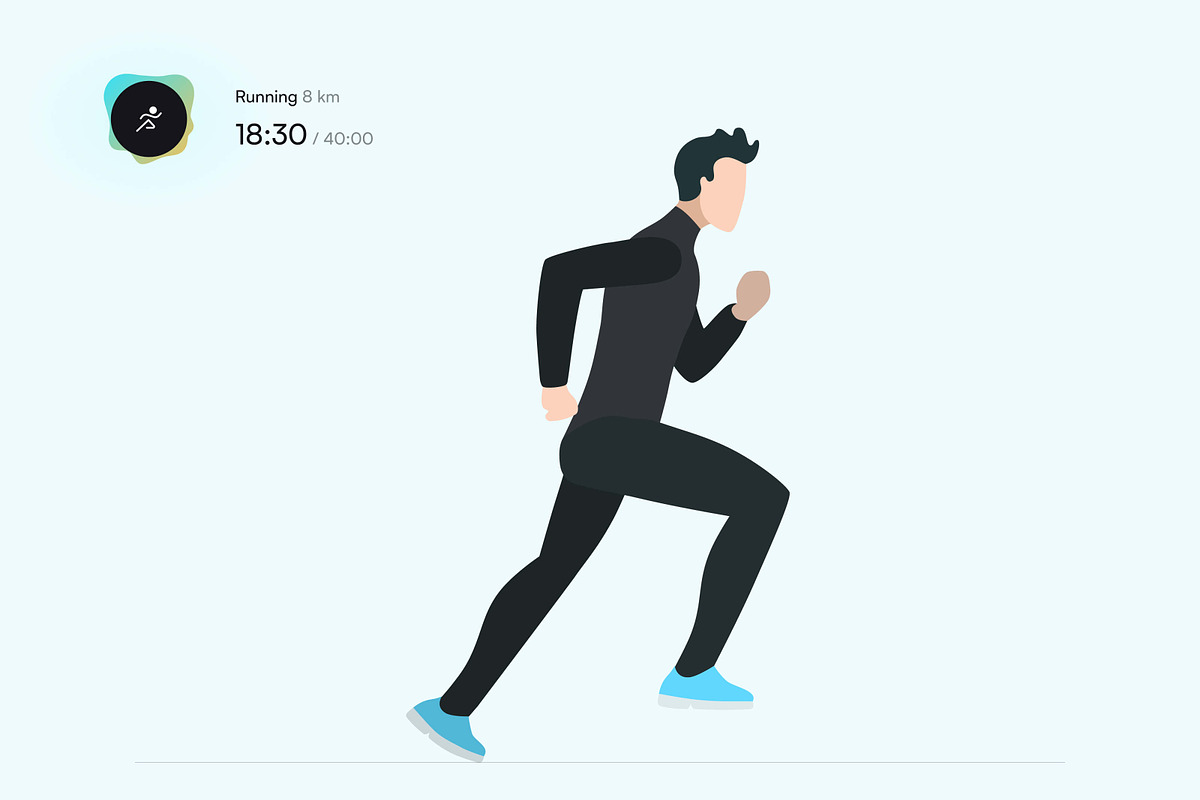 Cycles iOS Sport App Figma UI Kit, an App Template by EGO Creative Innovations (Photo 5 of 8)