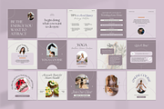 Yoga Content Canva Template, a Social Media Template by Azruca (Thumbnail 3 of 10)