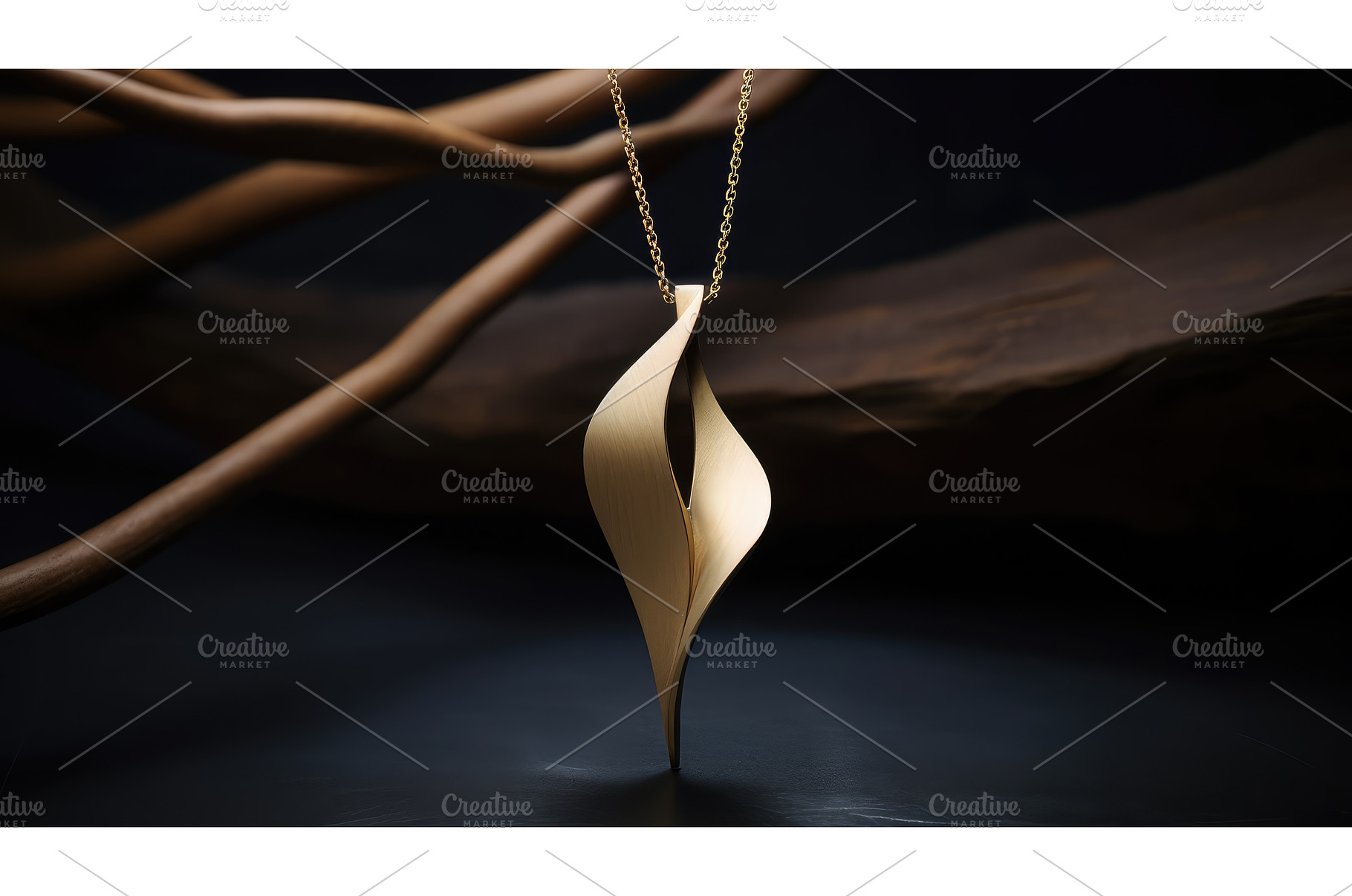 unique brushed gold metal ai, a Beauty & Fashion Photo by pikepicture