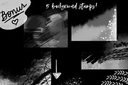 Procreate Stamps - Boho, a Brush Add-On by Li Zamperini (Thumbnail 6 of 13)