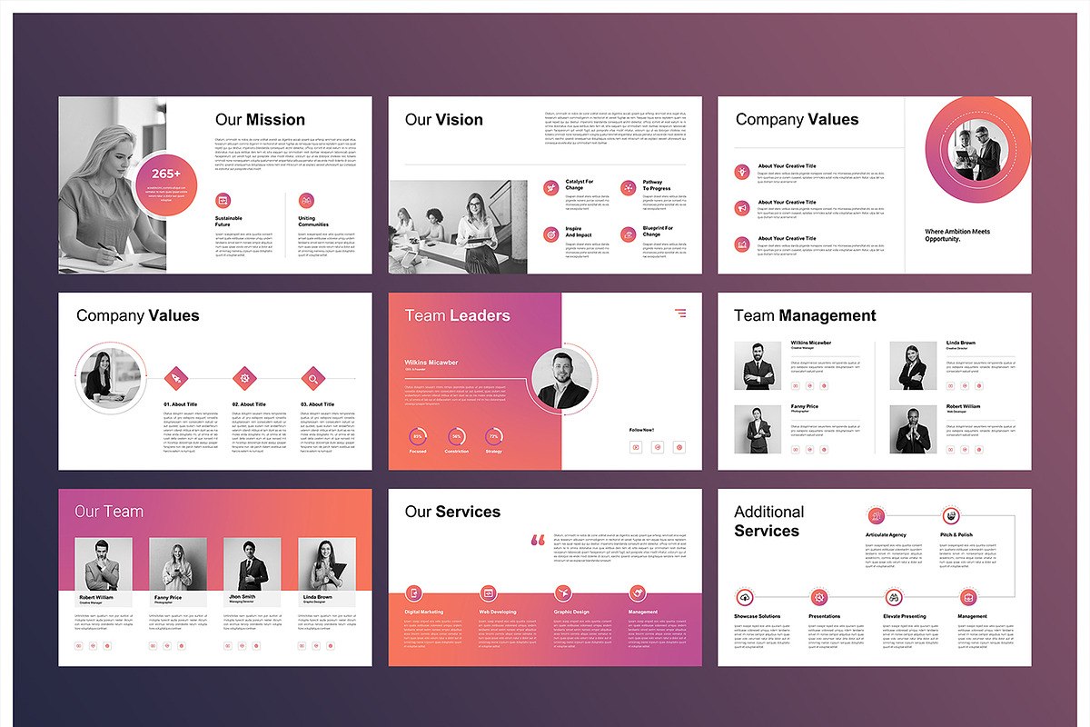Pitch Deck Presentation Template, a Presentation Template by Spark_Creative (Photo 4 of 9)