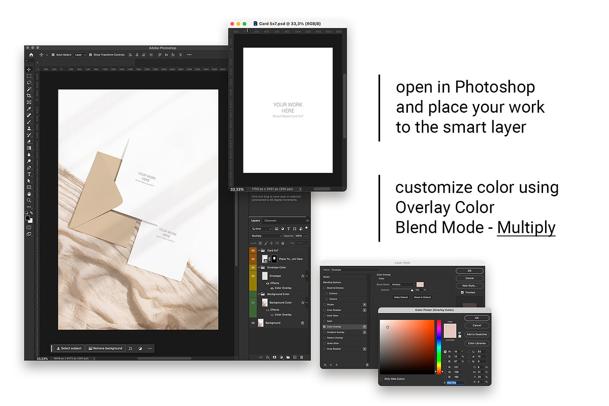 Customizable CardMockup5x7 8e2c5b32, an Advertising Mockup by PawMockups (Photo 6 of 12)