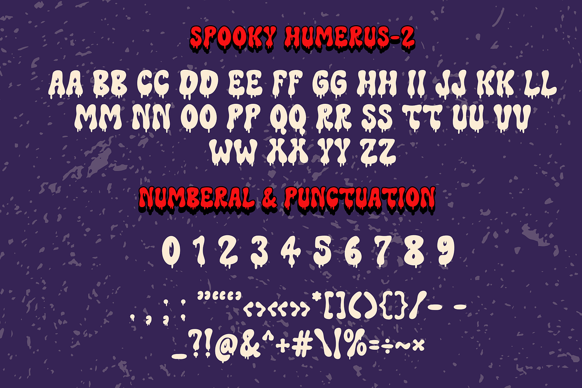 Spooky Humerus is a Halloween font, a Handwritten Font by Brown Cupple (Photo 13 of 13)