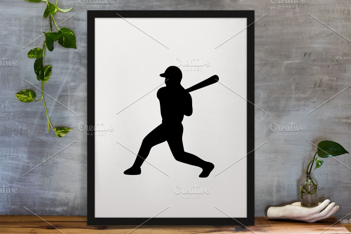 Baseball Silhouette SVG, a Sport Illustration by newminddesign (Photo 3 of 3)