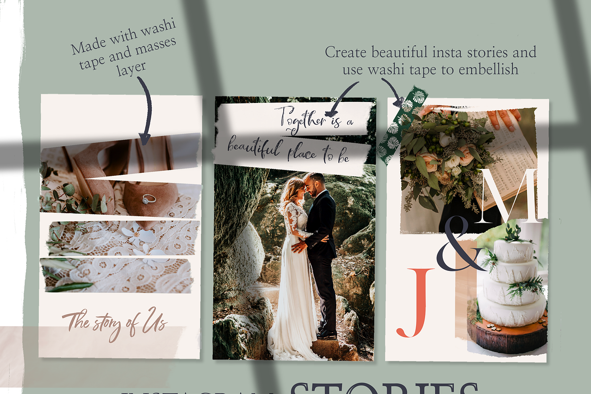 Modern Washi Tape Vol2 for Procreate, a Brush Add-On by OkayAnnie Designs (Photo 4 of 9)