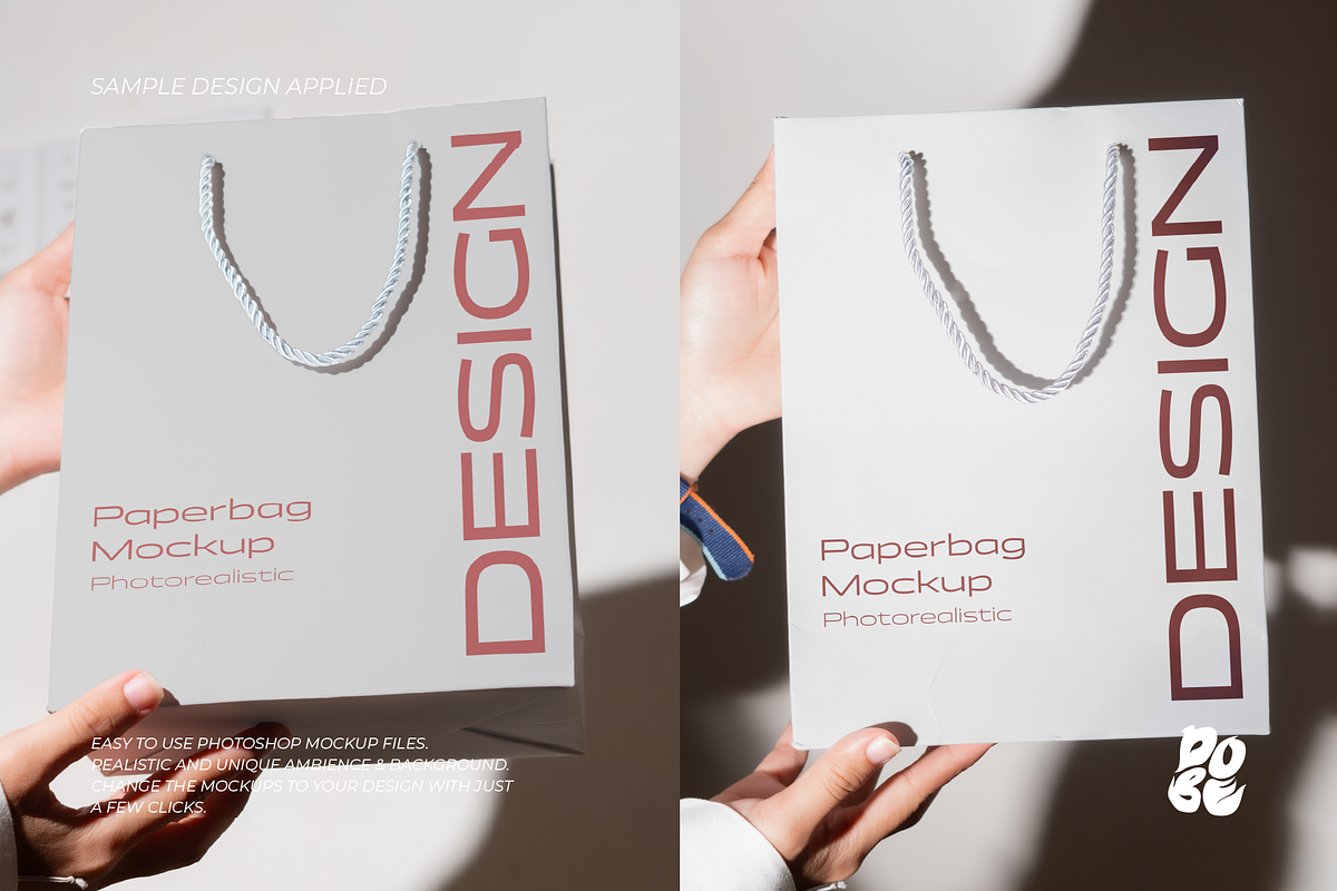 Paperbag Cozy Mockup Set Vol 1, a Packaging Mockup by DOBE Studio (Photo 2 of 4)
