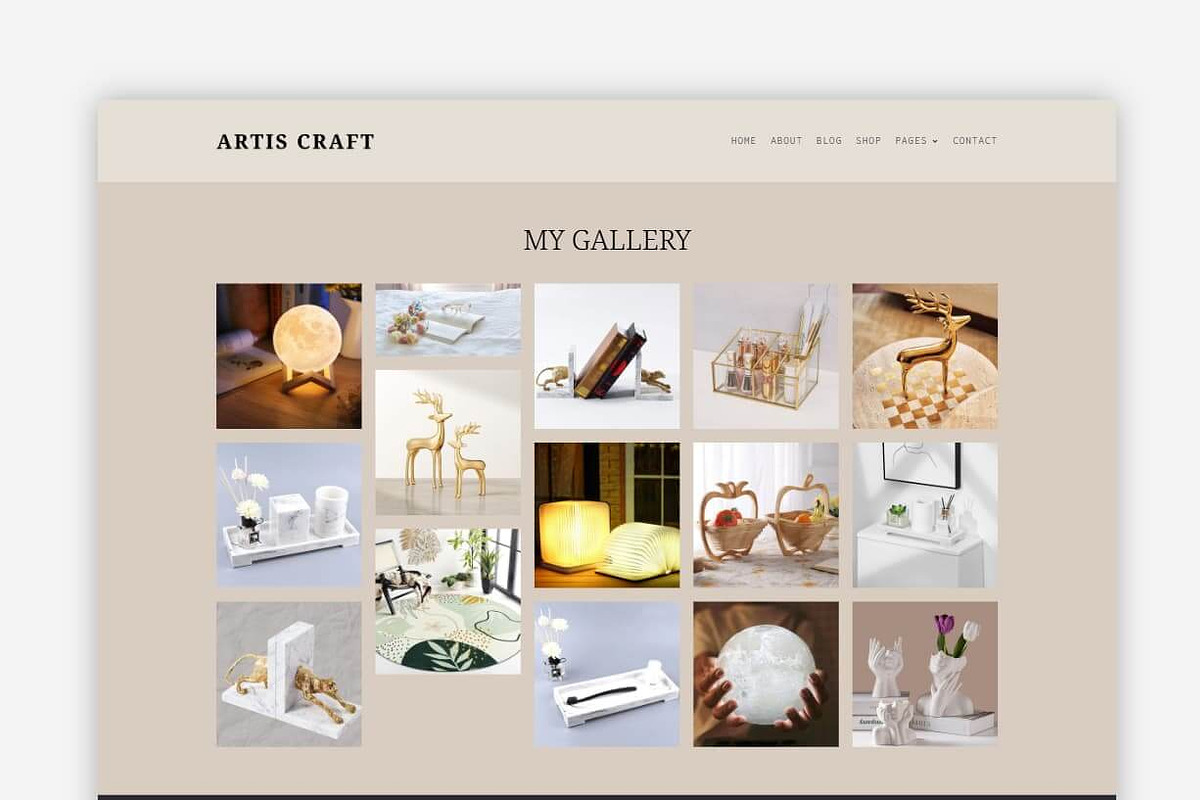 Artis Craft WordPress Theme preview 6