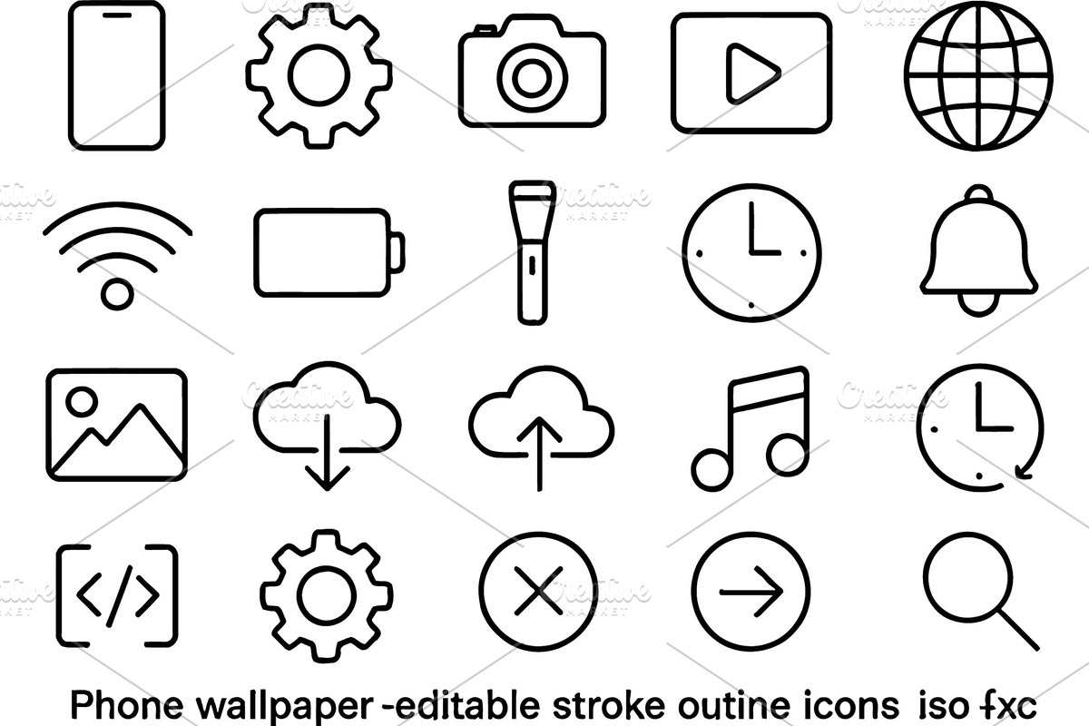 Vector illustration of various line, a Technology Illustration by ZinetroN