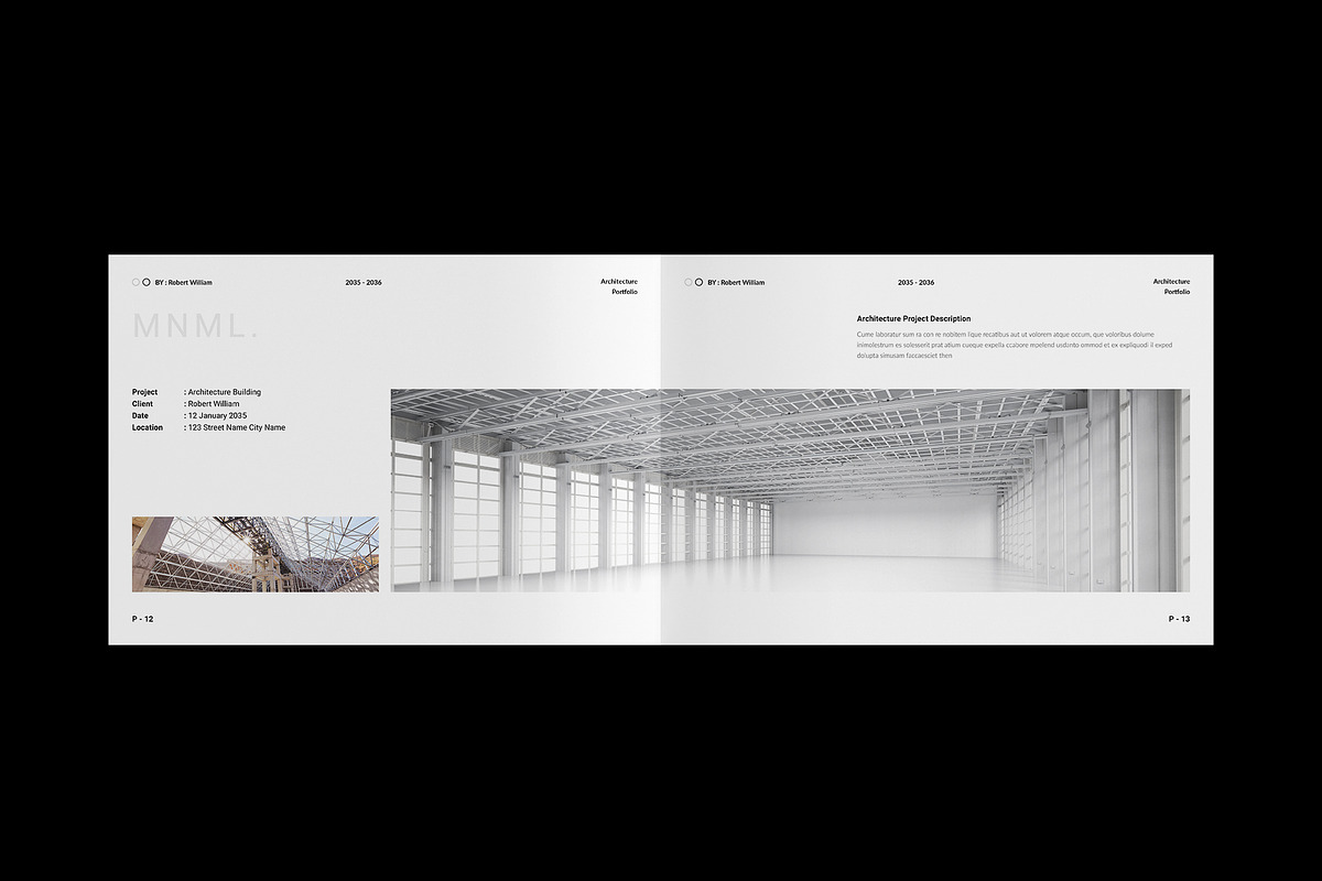 Architecture Portfolio Template, a Brochure Template by NorthPeak (Photo 6 of 17)