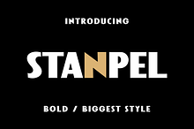 Stanpel - Poster Public Font