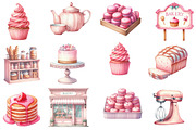 Watercolor Baking Clipart Sublimatio, an Illustration by Designworld (Thumbnail 2 of 4)