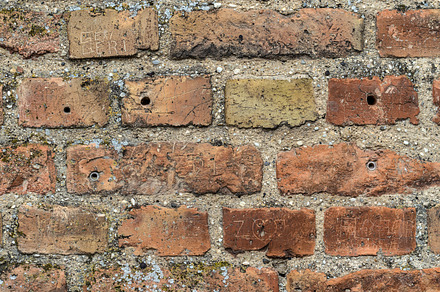 Old brick wall stock photo containing wall and brick, an Abstract Photo by Grafvision photography