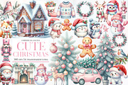 Cute Christmas clipart, an Illustration by Designworld (Thumbnail 1 of 6)